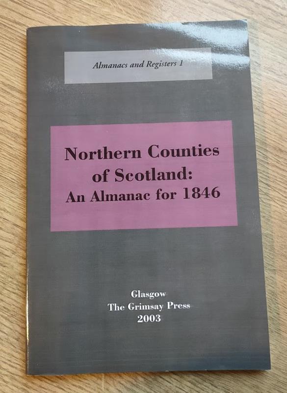 Image for Northern Counties of Scotland: An Almanac for 1846