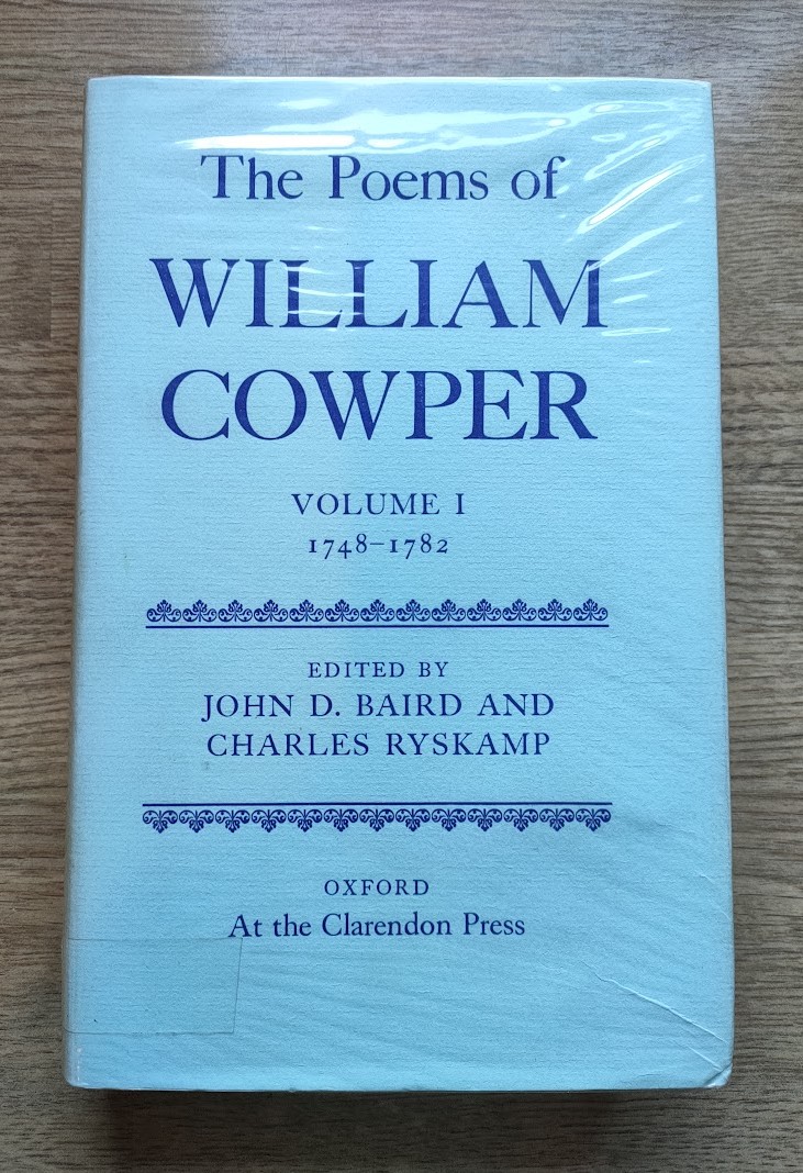Image for The Poems of William Cowper: Volume 1: 1748-1782