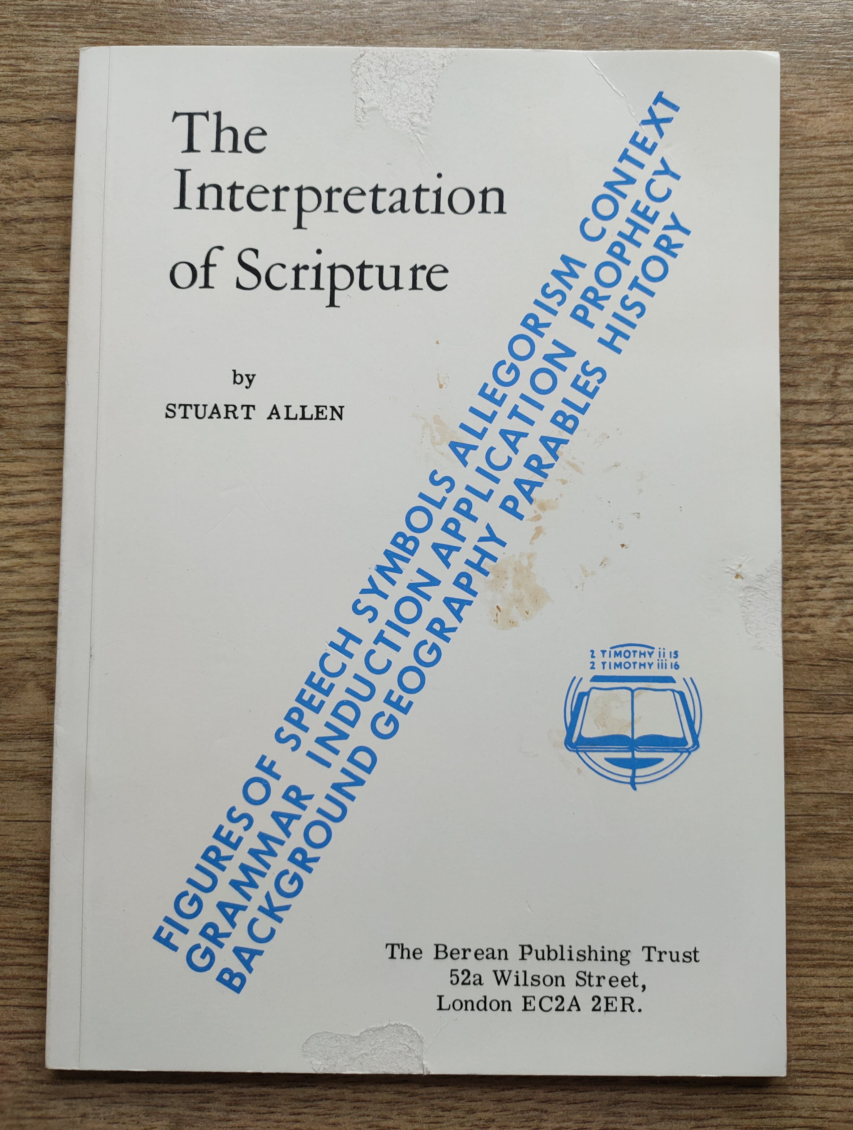 Image for The Interpretation of Scripture