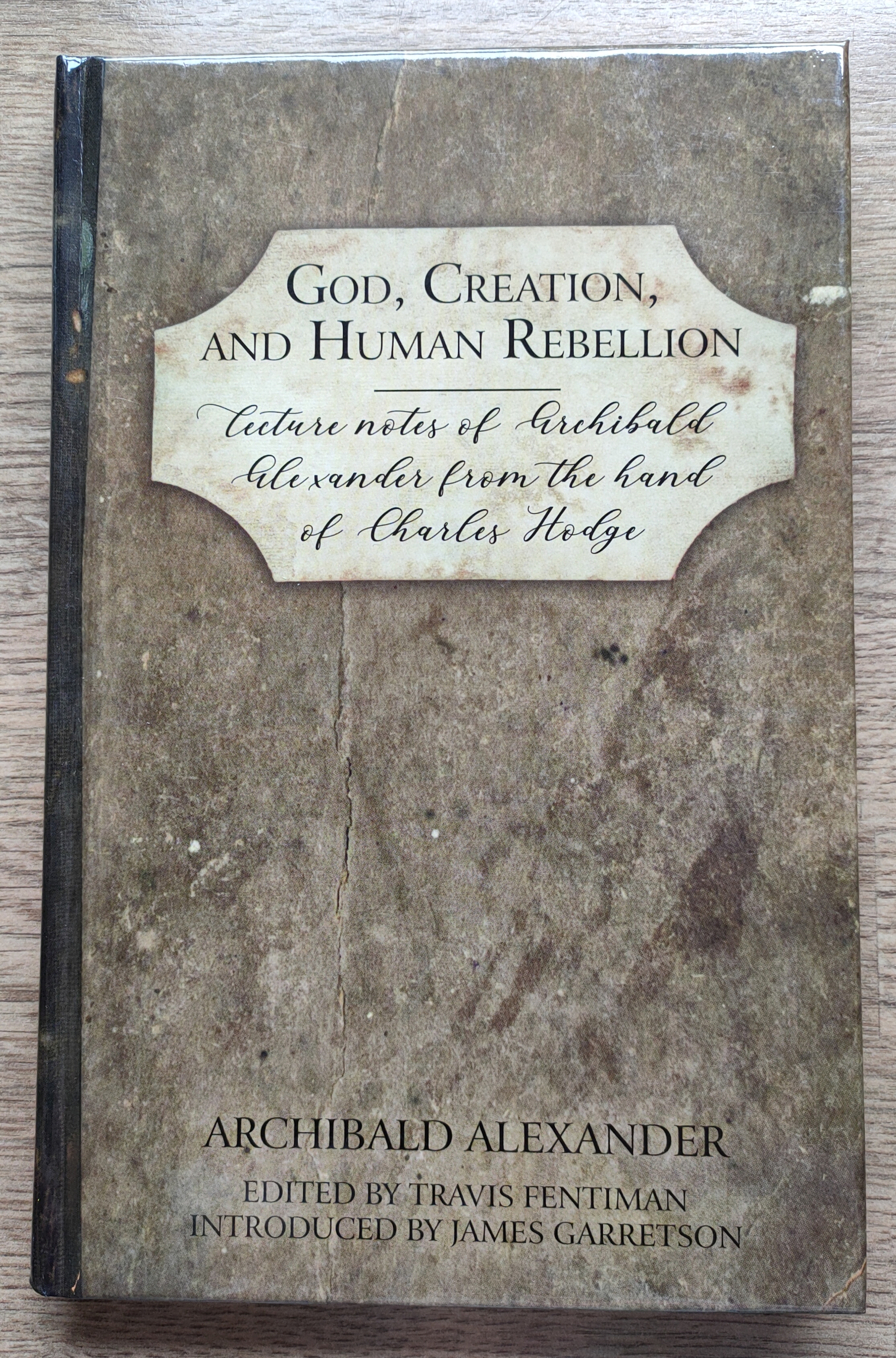 Image for God, Creation, and Human Rebellion: Lecture Notes of Archibald Alexander from the Hand of Charles Hodge