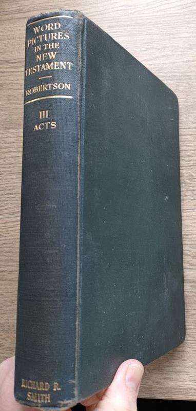 Image for Word Pictures in the New Testament: Vol 3: Acts