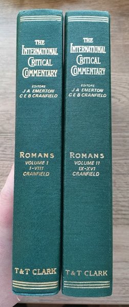 Image for A Critical and Exegetical Commentary on the Epistle to the Romans (set of 2 volumes) (International Critical Commentary)