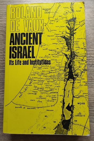 Image for Ancient Israel: Its Life and Institutions