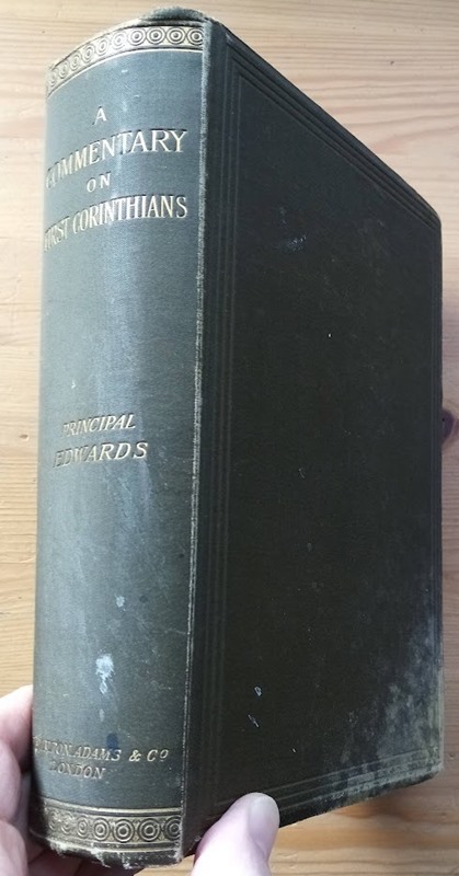 A Commentary on the First Epistle to the Corinthians