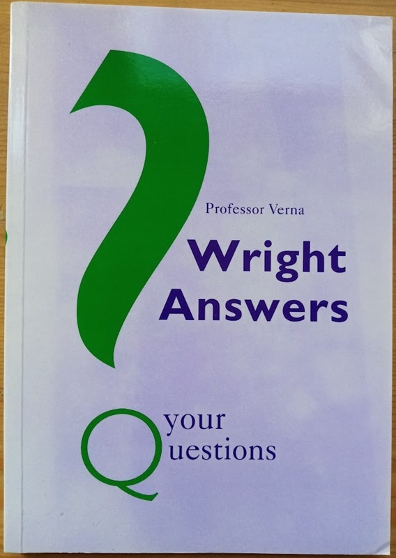 Image for Professor Verna Wright Answers Your Questions Professor Verna Wright Answers Your Questions