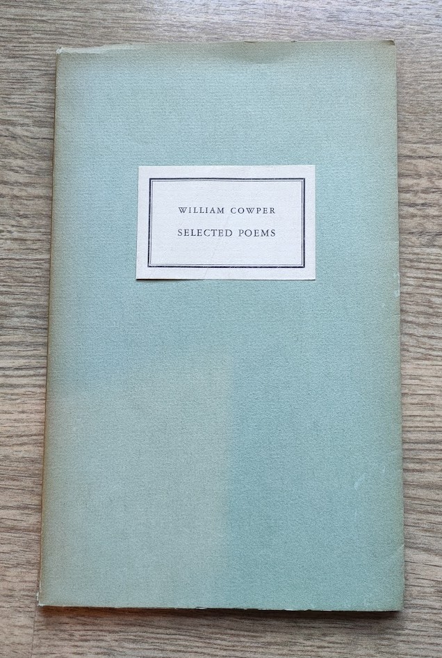 Image for Selected Poems of William Cowper