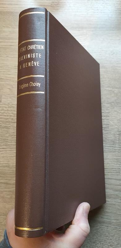 Image for L'État Chrétien Calviniste à Genève au Temps de Théodore de Bèze