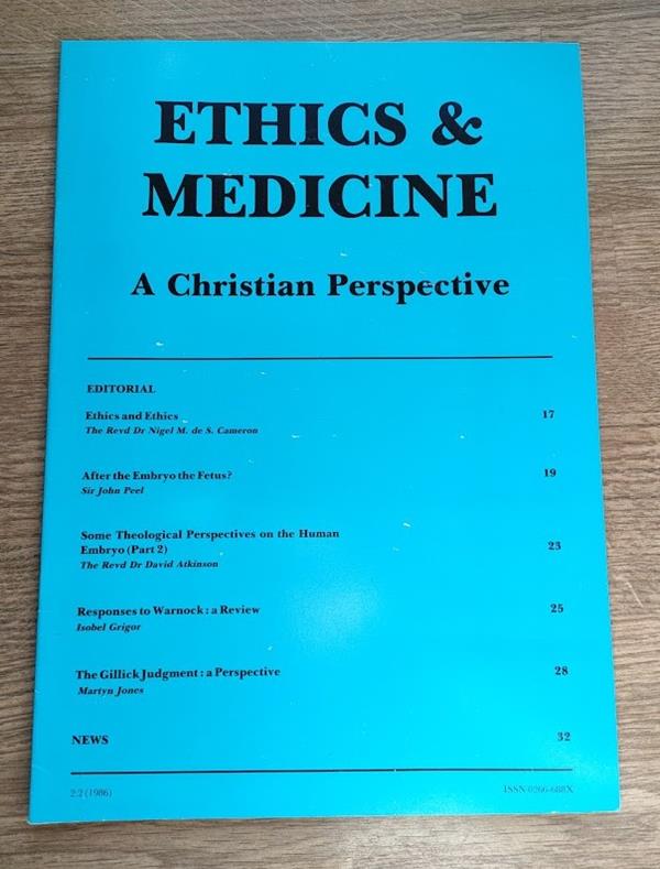 Image for Ethics & Medicine: A Christian Perspective: Issue 2:2 (1986)