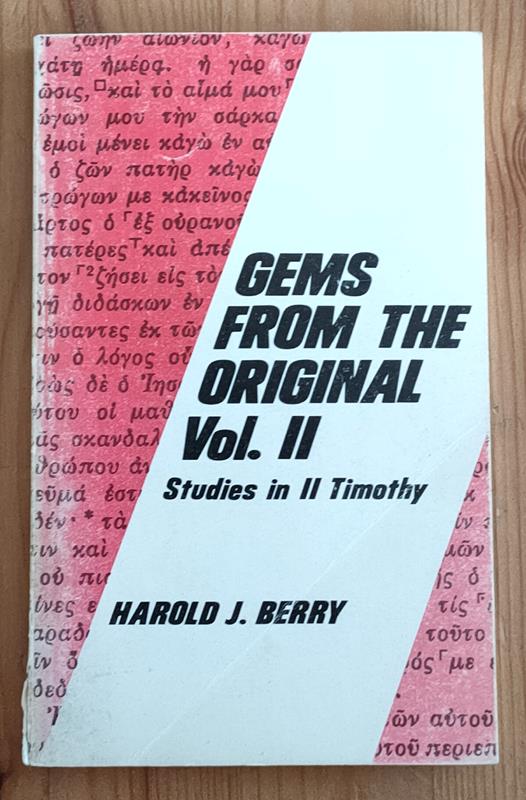 Image for Gems from the Original Vol II: Studies in II Timothy