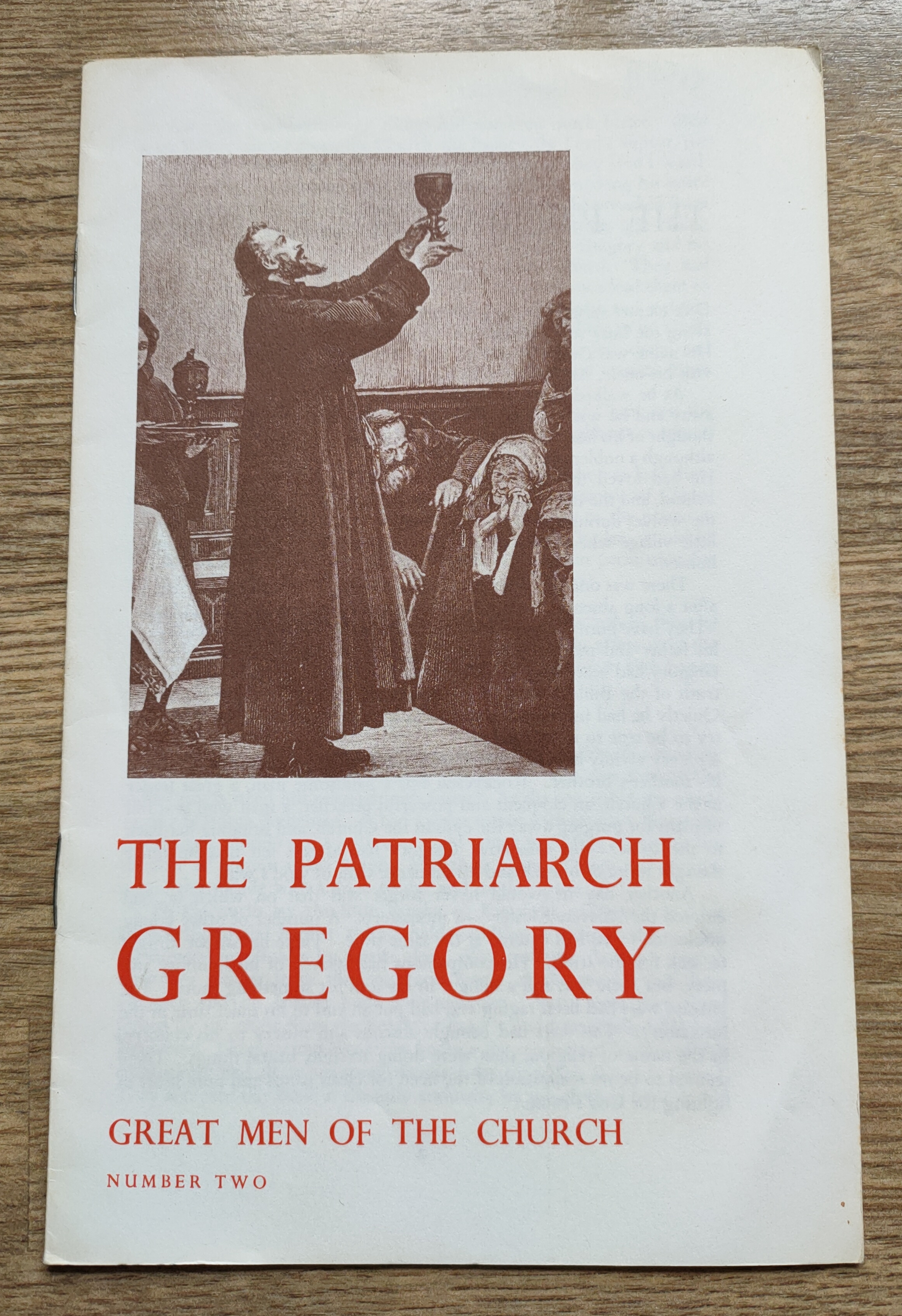 Image for The Patriarch Gregory (Great Men of the Church No 2)