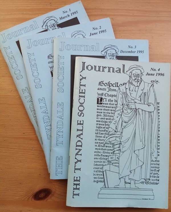 The Tyndale Society Journal : Nos 1-4: March 1995 to June 1996