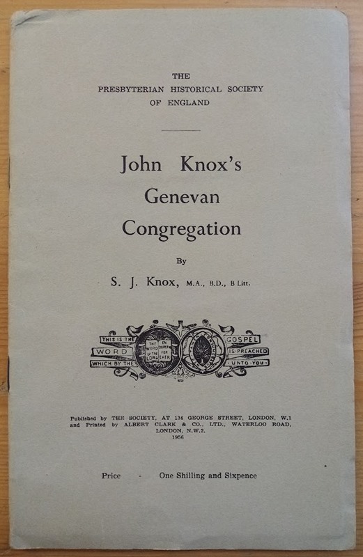 John Knox's Genevan Congregation