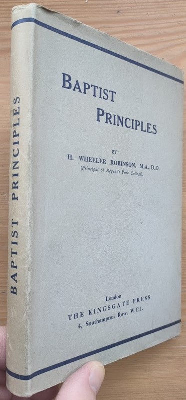 Image for Baptist Principles Baptist Principles