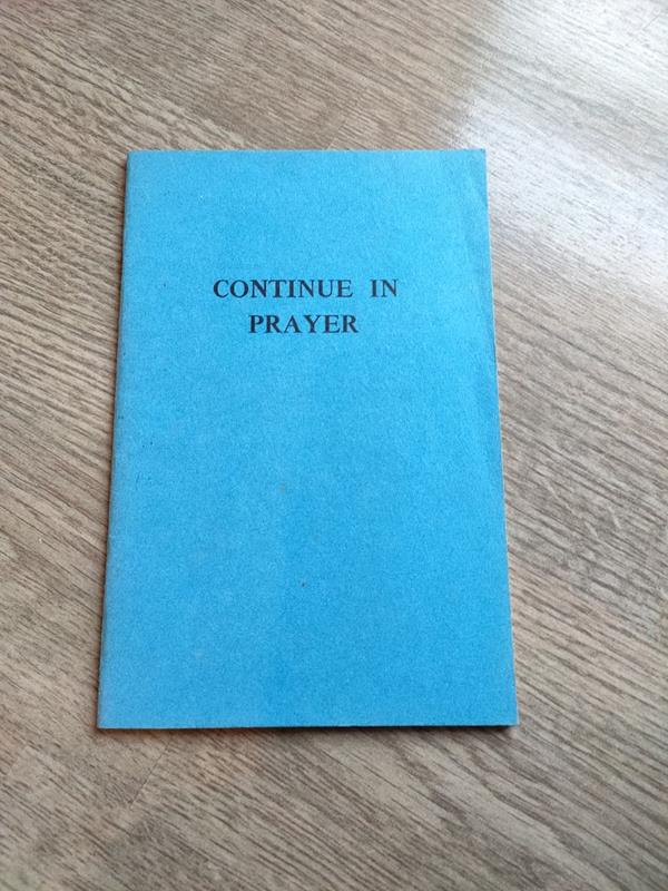 Image for Continue in Prayer