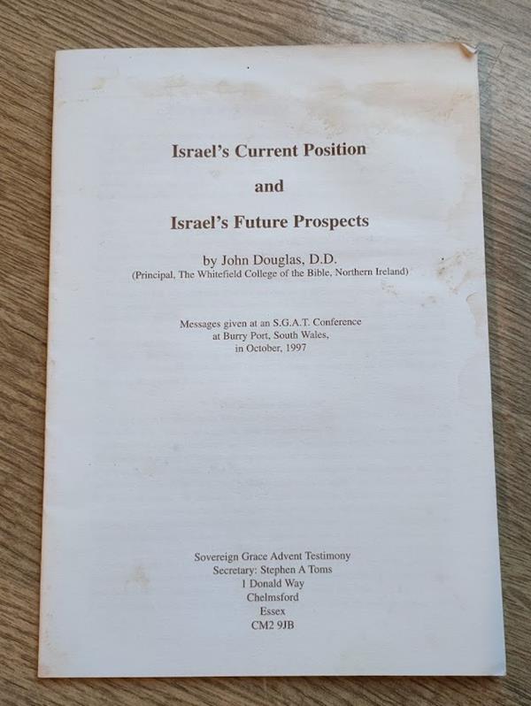 Image for Israel's Current Position and Future Prospects